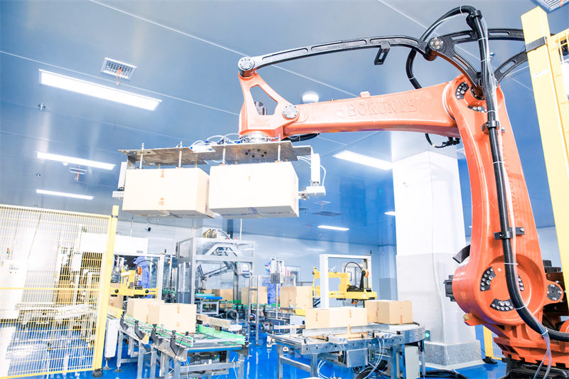 速冻产品自动包装区